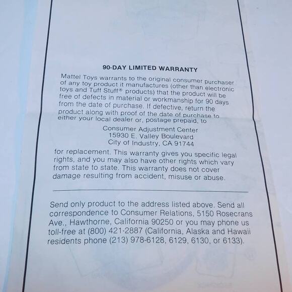 1983 Mattel's Barbie Motor Bike W/Basket, Helmet & Instructions - Picture 11 of 13